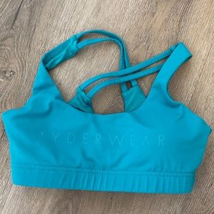 Real cross back sports bra